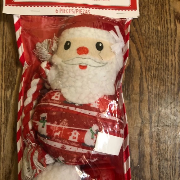 6 Piece Dog Toy Stocking - Picture 4 of 5